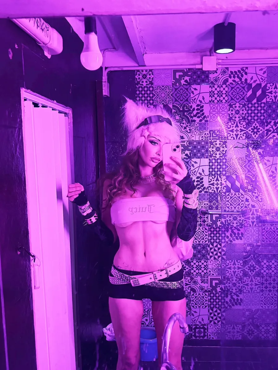 Energetic dance floor with lighting