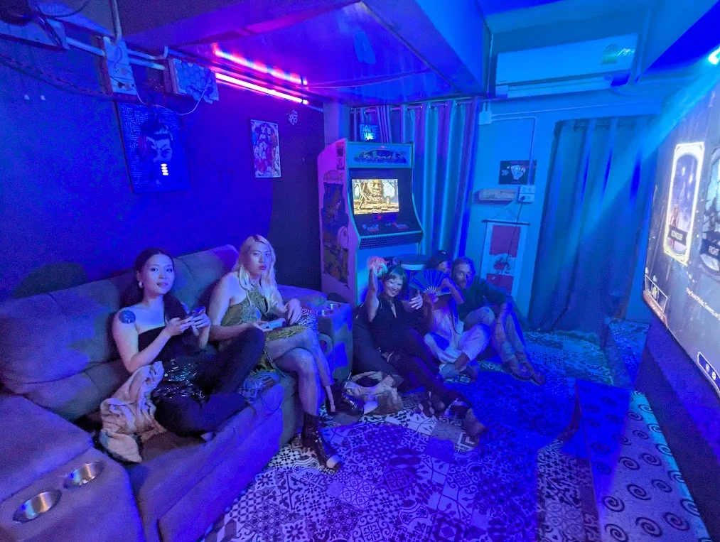 Vibrant night atmosphere