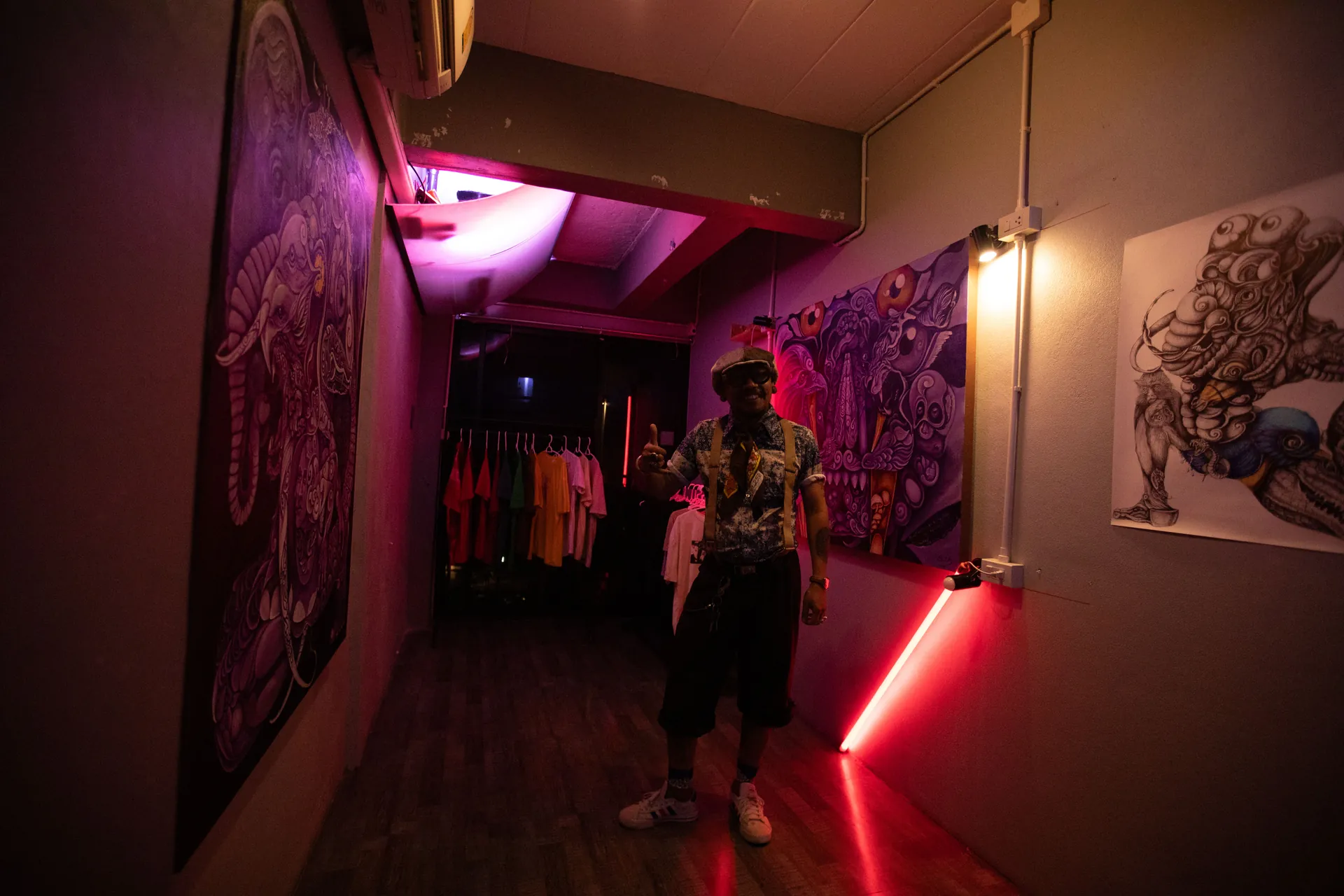 Live performance at Highscore Bar